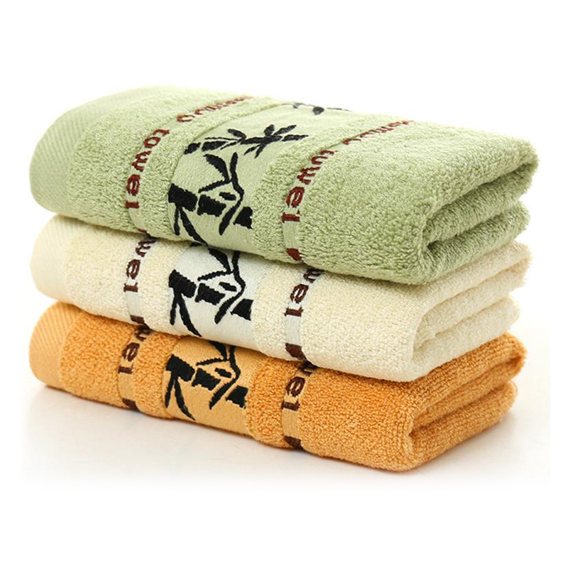 Tacar tuáille aghaidh bambú Jacquard
